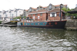 Dutch Barge Style Widebeam – ‘Nepenthe’ – With Residential Mooring!