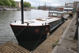 Dutch Barge Style Widebeam – ‘Nepenthe’ – With Residential Mooring!