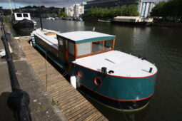Dutch Barge Style Widebeam – ‘Nepenthe’ – With Residential Mooring!